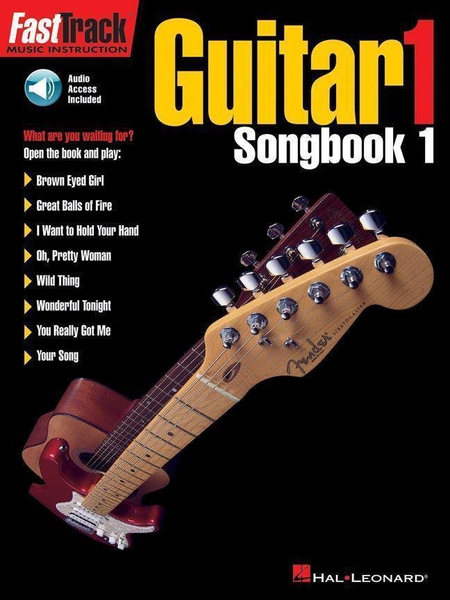 Noten für Gitarren und Bassgitarren Hal Leonard FastTrack - Guitar 1 - Songbook 1 Noten