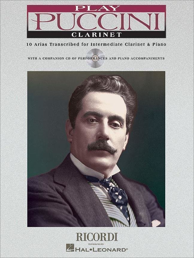 Нотни листи за духови инструменти Puccini Play Puccini - Clarinet
