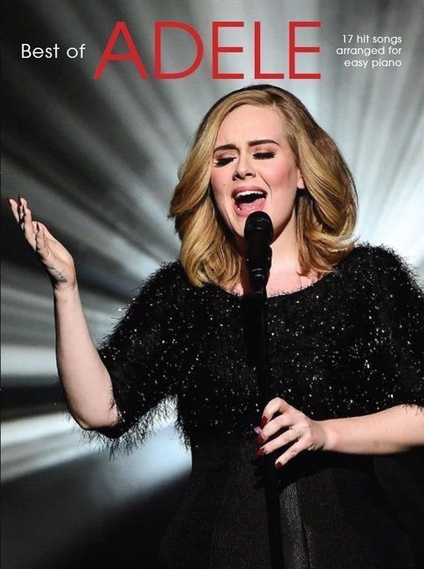 Noty pre klávesové nástroje Hal Leonard Best of Adele [Easy Piano] [Updated Edition] Noty
