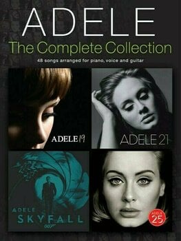 Partitura para pianos Adele The Complete Collection Piano, Vocal and Guitar Music Book - 1