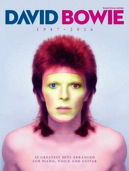 Note za klaviature David Bowie 1947-2016 Piano, Vocal and Guitar Notna glasba - 1