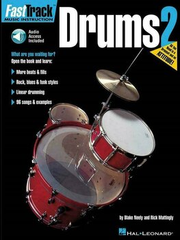 Partituri pentru tobe și percuție Hal Leonard FastTrack - Drums Method 2 Partituri - 1