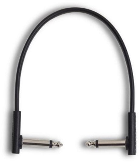 Cablu Patch, cablu adaptor RockBoard Flat Patch Cable Negru 20 cm Oblic - Oblic