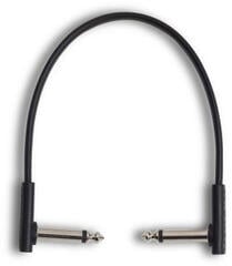 Patchkabel RockBoard Flat Patch Cable Schwarz/Winkelklinke - Winkelklinke