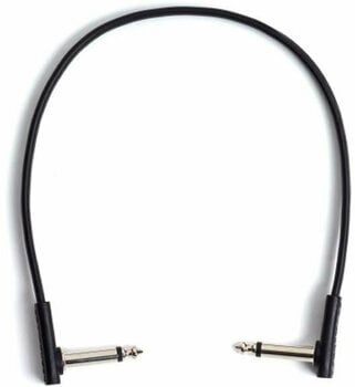 Cablu Patch, cablu adaptor RockBoard Flat Patch Cable Negru 30 cm Oblic - Oblic - 1
