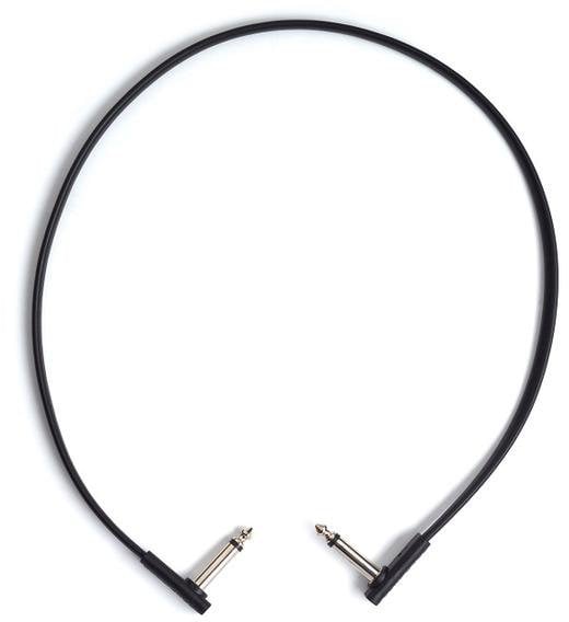 Propojovací kabel, Patch kabel RockBoard Flat Patch Cable Černá 60 cm Lomený - Lomený