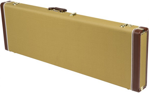 Koffer voor basgitaar Fender Pro Series Precision Bass/Jazz Bass Case Tweed with Orange