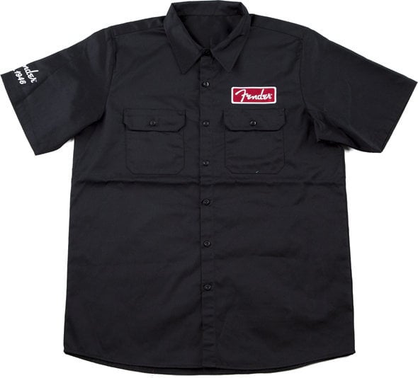 Marškinėliai Fender Workshirt Black L