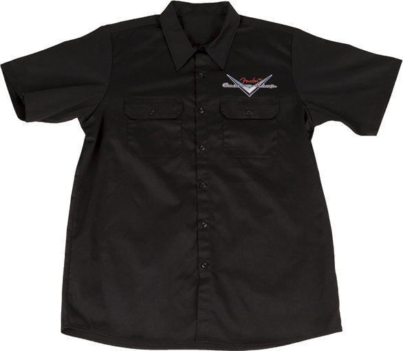 Skjorte Fender Custom Shop Workshirt Black M