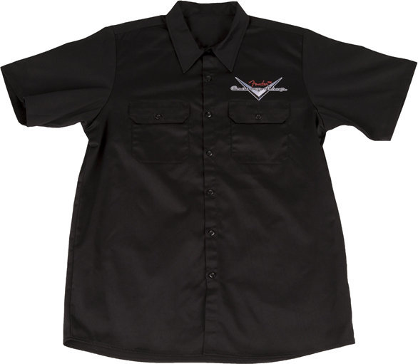 Marškinėliai Fender Custom Shop Workshirt Black L
