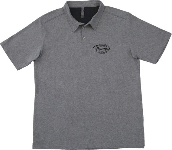 Polo Shirt Fender Industrial Polo Gray XL
