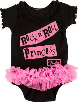 Marškinėliai Fender Rock n' Roll Princess Onesie Black 18 Months - 1