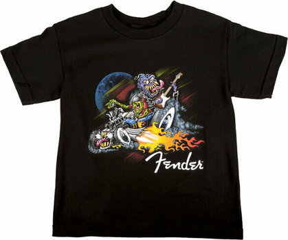 T-Shirt Fender Boys Rockabilly T-Shirt Black S (6 Years) - 1