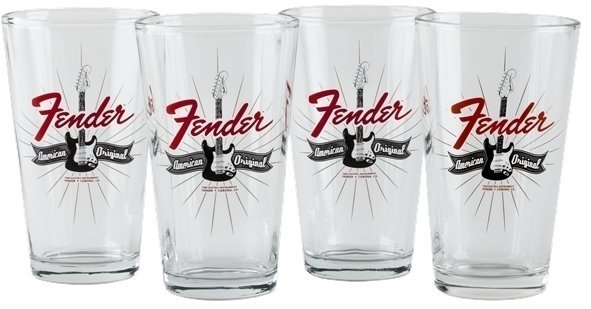 Άλλα Αξεσουάρ Μουσικής Fender Strat Burst Pint Glasses Set of Four