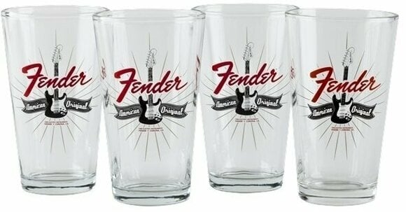Άλλα Αξεσουάρ Μουσικής Fender Strat Burst Pint Glasses Set of Four - 1