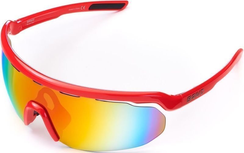 Gafas de ciclismo Briko Stardust 2 Lenses Alizarin Crimson Gafas de ciclismo