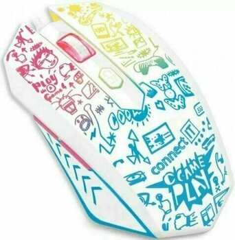 Gaming mouse Connect IT Doodle White Limited Edition - 1