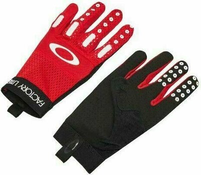 Cyklistické rukavice Oakley New Factory Lite 2.0 High Risk Red L Cyklistické rukavice - 1