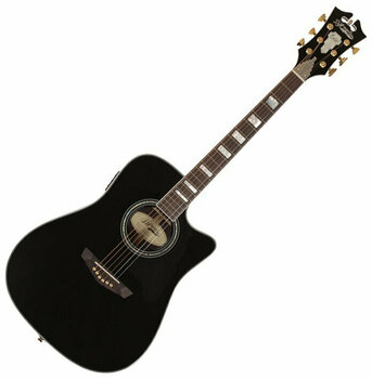 Ακουστική Κιθάρα D'Angelico SD-500 Bowery Black - 1