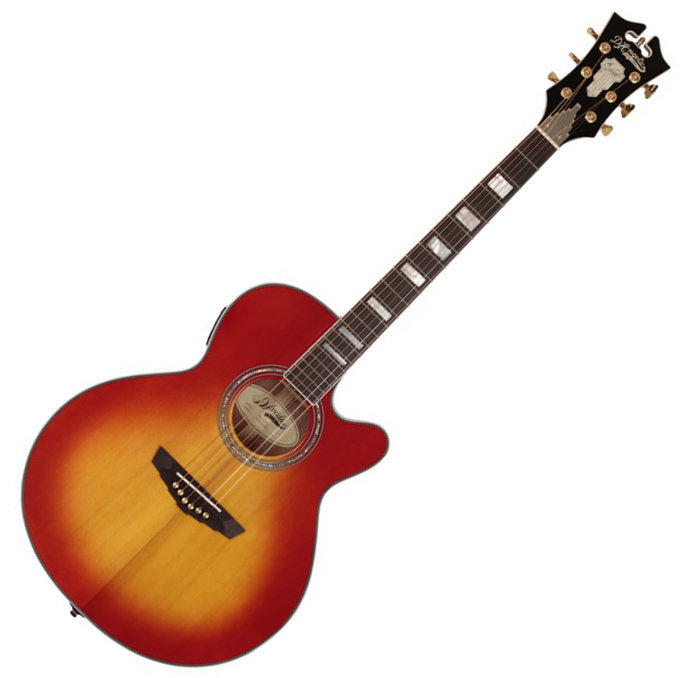 Ακουστική Κιθάρα Jumbo D'Angelico SG-100 Mercer Cherry Sunburst