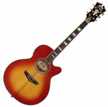 Ακουστική Κιθάρα Jumbo D'Angelico SG-100 Mercer Cherry Sunburst - 1