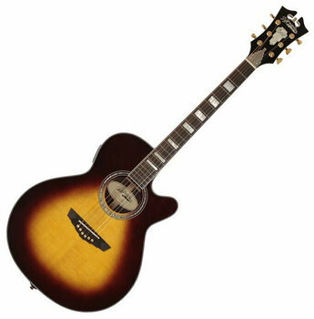 Ακουστική Κιθάρα Jumbo D'Angelico SG-200 Gramercy Vintage Sunburst - 1