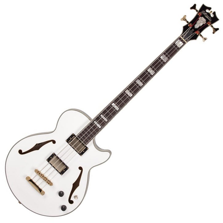 Ημιακουστική Μπάσο Κιθάρα D'Angelico EX-BASS White