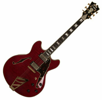 Chitară semi-acustică D'Angelico EX-DC Stairstep Cherry - 1