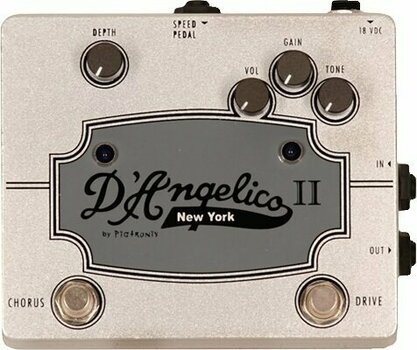 Efect de chitară D'Angelico Pedal II FAT Overdrive with Double Chorus pedal - 1