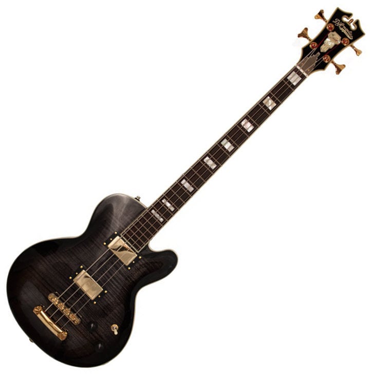 Ηλεκτρική Μπάσο Κιθάρα D'Angelico EX-SD Bass Grey Black with Gold Hardware