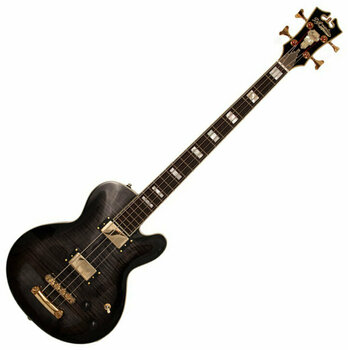 Ηλεκτρική Μπάσο Κιθάρα D'Angelico EX-SD Bass Grey Black with Gold Hardware - 1