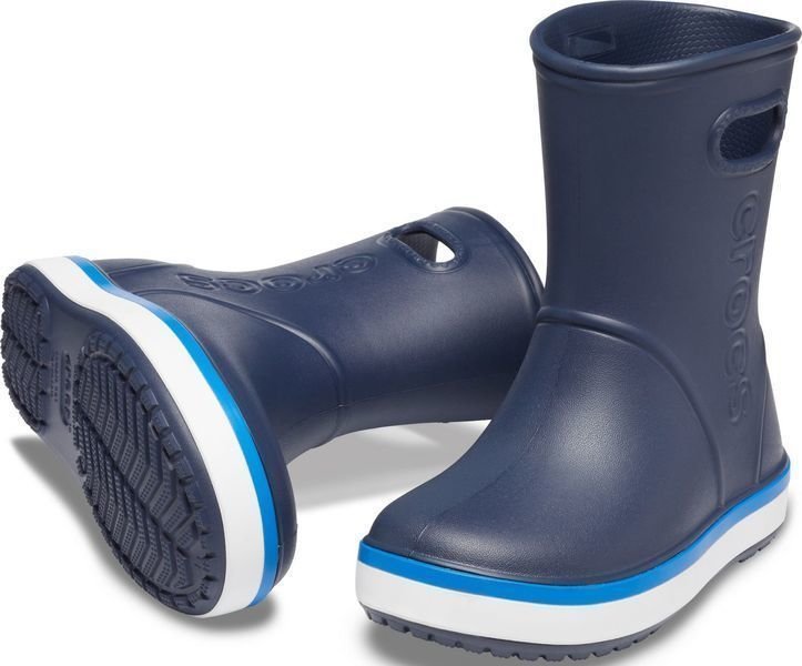 Dječje cipele za jedrenje Crocs Kids' Crocband Rain Boot Navy/Bright Cobalt 23-24