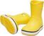 Buty żeglarskie dla dzieci Crocs Kids' Crocband Rain Boot Yellow/Navy 24-25
