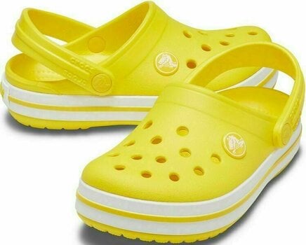 Buty żeglarskie dla dzieci Crocs Kids' Crocband Clog Lemon 19-20 - 1