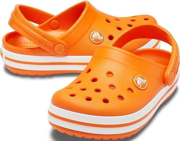 Kids Sailing Shoes Crocs Kids' Crocband Clog Orange 34-35