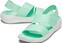 Womens Sailing Shoes Crocs Women's LiteRide Stretch Sandal Neo Mint/Almost White 34-35