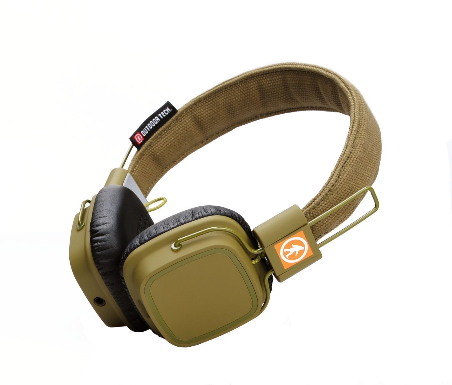Bezdrátová sluchátka na uši Outdoor Tech Privates - Wireless Touch Control Headphones - Army Green