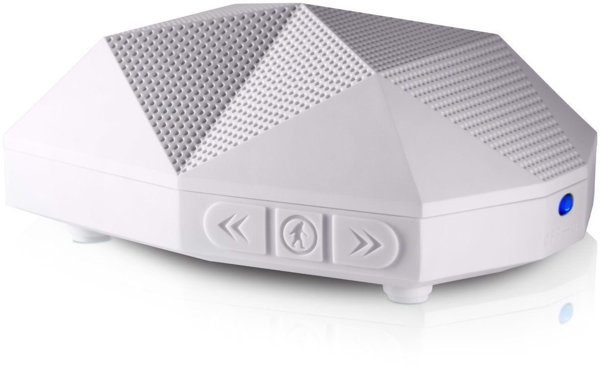 Bærbar højttaler Outdoor Tech Turtle Shell 2.0 - Wireless Boombox - White