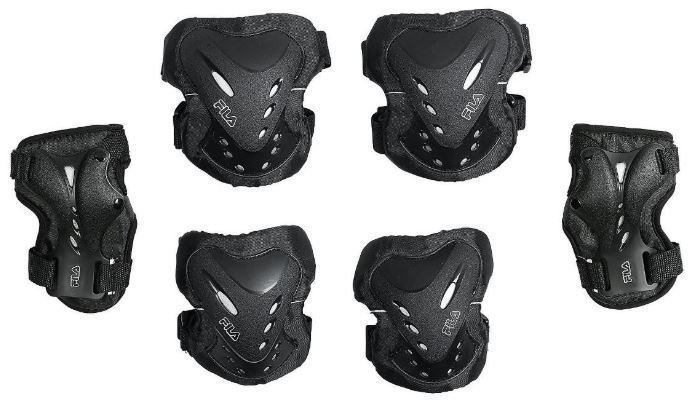 Védőfelszerelés kerékpározáshoz / Inline Fila FP Gears Fekete-Ezüst L