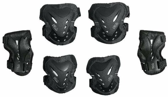 Cyclo / Inline protecteurs Fila FP Gears Noir-Argent L - 1