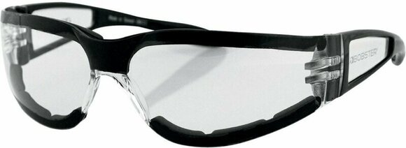 Motorcycle Glasses Bobster Shield II Adventure Gloss Black/Clear Motorcycle Glasses - 1