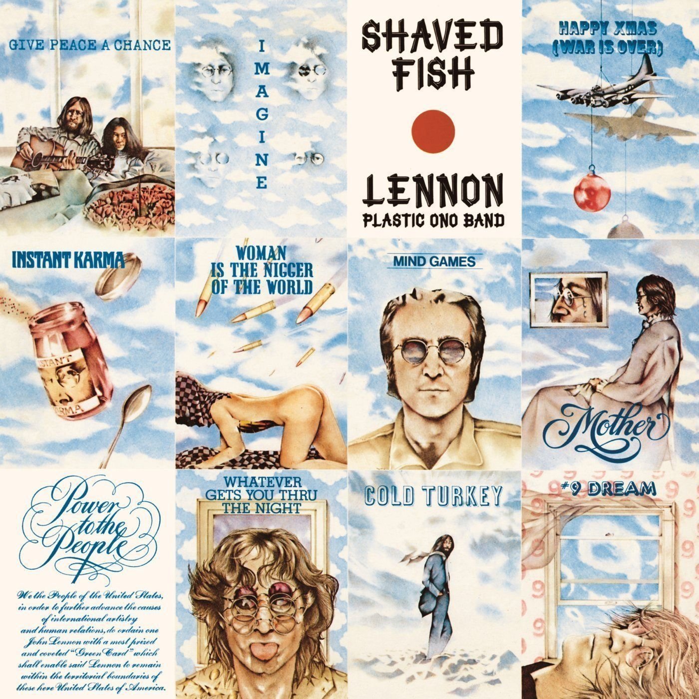 Vinylskiva John Lennon - Shaved Fish (LP)