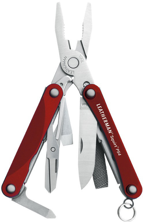 Outil multifonction Leatherman Squirt PS4 Red