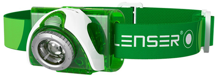 Stirnlampe batteriebetrieben Led Lenser SEO 3 Grün 90 lm Kopflampe Stirnlampe batteriebetrieben
