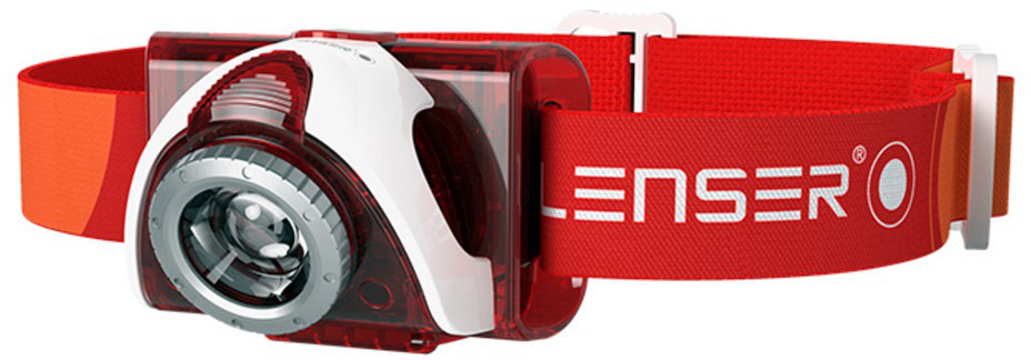 Naglavna svetilka Led Lenser SEO 5 Headlamp Red