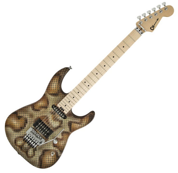 Guitarra elétrica Charvel Warren DeMartini Signature Snake Pro Mod MN Snakeskin