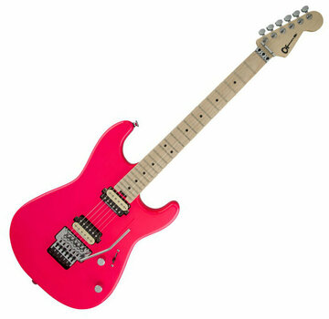 Guitare électrique Charvel Pro Mod San Dimas Style 1 HH FR MN Neon Pink - 1