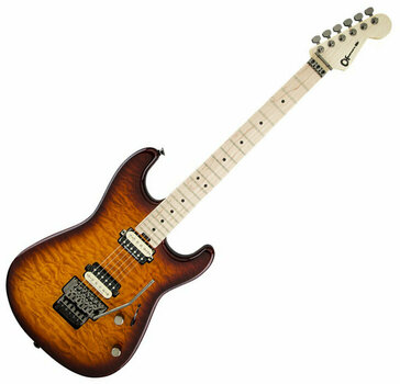Elektromos gitár Charvel Pro Mod San Dimas Style 1 HH FR MN Tobacco Burst - 1