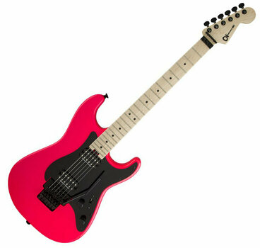 Guitare électrique Charvel Pro Mod So-Cal Style 1 HH FR MN Neon Pink - 1
