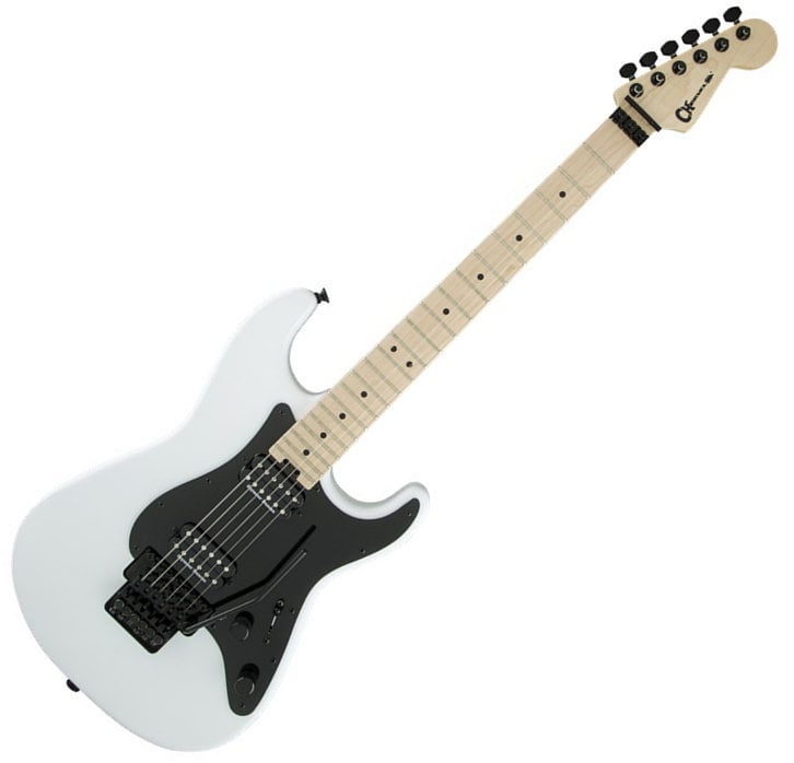 Guitare électrique Charvel Pro Mod So-Cal Style 1 HH FR MN Snow White